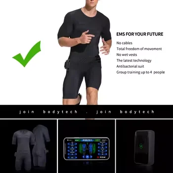 Home EMS Training Suit Kit Personal EMS Fitness Device for Full Body Workout