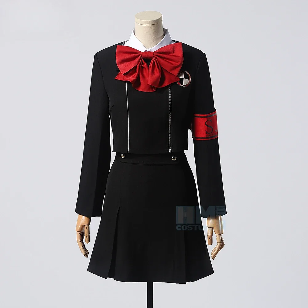 Aigis Cosplay Costume Game Persona 3 Aegis Dress Uniform Jacket Megami Tensei Shirt Skirt Halloween Party Girls Women Clothes