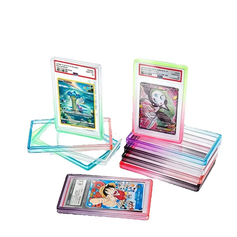 2026 hot 9 Different Two-Tone PSA Rating Card Protective Sleeves Colors Can Be Selected Upon Request Individually Packaged