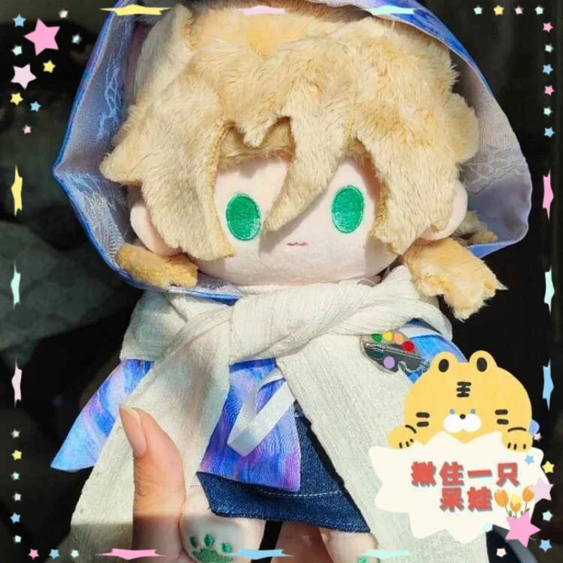 

Плюшевая кукла Альбедо из Genshin Impact, 20 см, милая хлопковая мягкая игрушка, плюшевые игрушки для переодевания, коллекционные подарки, игровые аксессуары