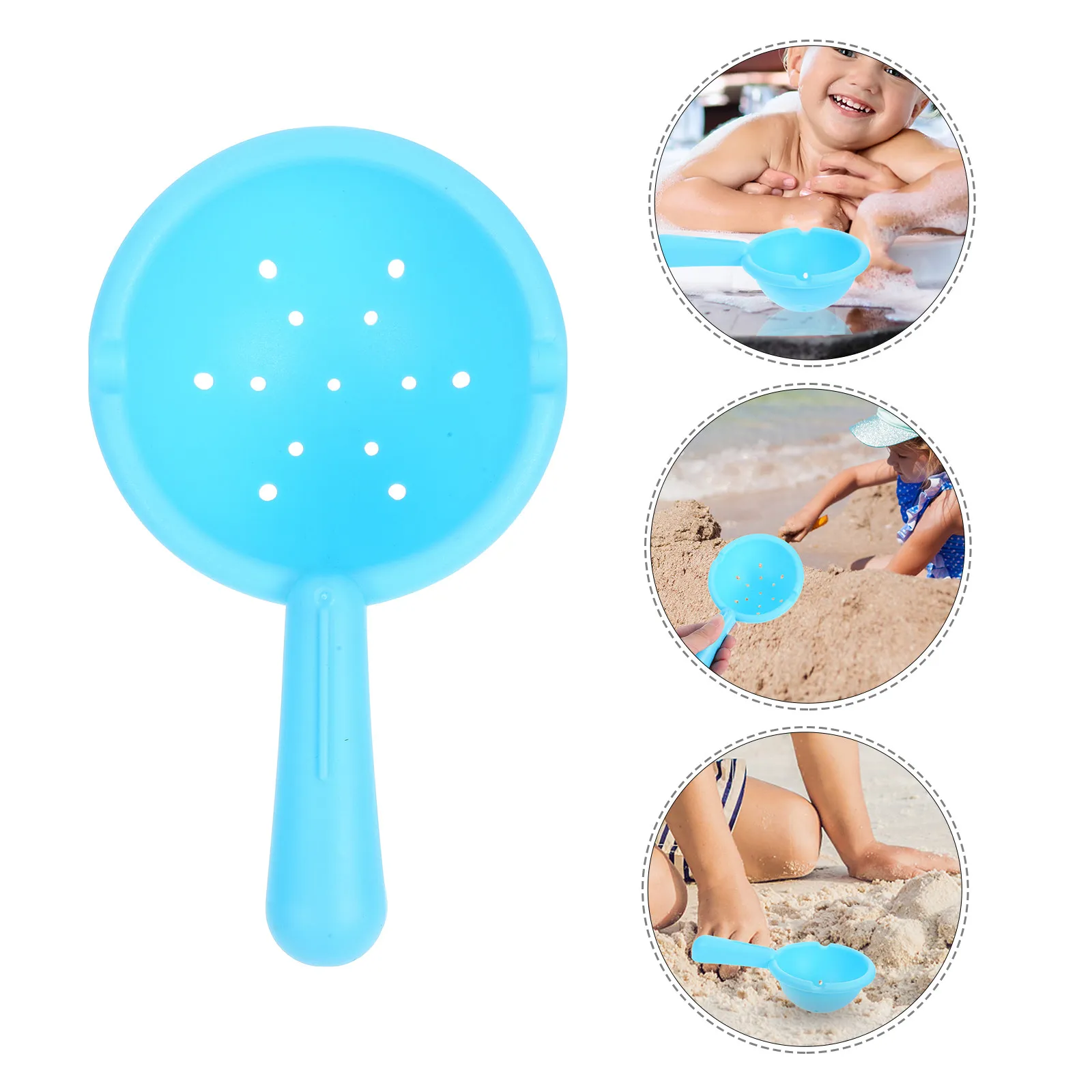 10Pcs Kids Sand Scoop Shovels Lightweight Plastic Play Digging Castle Building Garden Playground Equipment