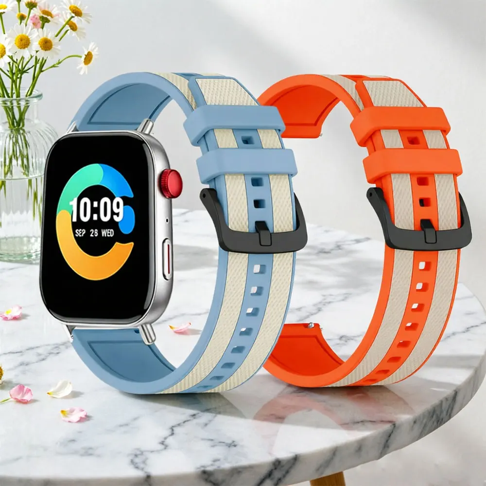Silicone 20mm 22mm Watch Strap For COLMI P86 C81 Sport Band For COLMI P71 P68 P73 M42 C61 I31 V73 i28 Ultra Bracelet Replacement