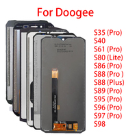 Full Screen For Doogee S35 S40 S61 S80 S86 S88 S95 S96 S97 S89 S98 S95 Pro Plus Lite LCD Display Touch Screen Digitizer Assembly