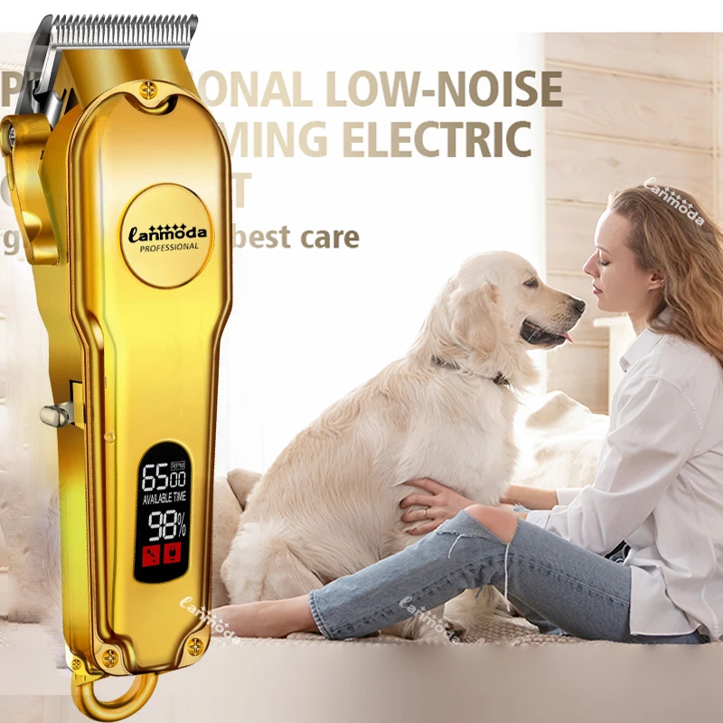 

Professional Pet Hair Clipper for Dogs & Cats Electric Puppy Trimmer Rechargeable Animals Grooming Shaver Hair cutter Machine