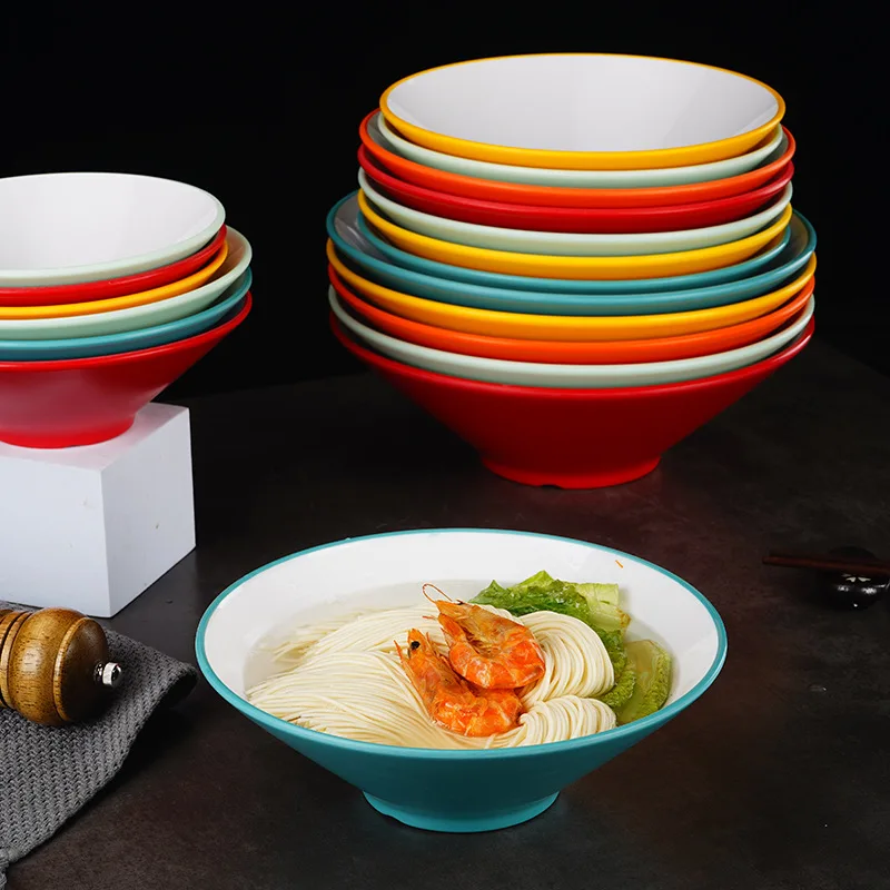 

Imitation Porcelain Melamine Tableware Noodle Bowl