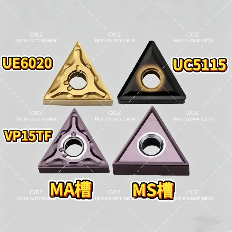 10 Pieces CNC Turning Insert TNMG160404 TNMG160408 MA MS VP15TF for Stainless Steel