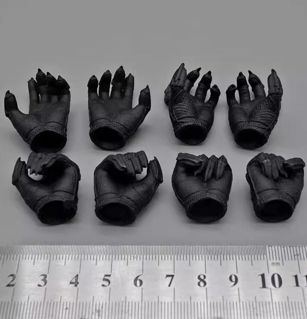 1/6 Hottoys HT Black Gloved Hand Types Paw Monster Version 2.0 8 pz/set accessori per 12 "DAM COO BD001 Action Figure Collect