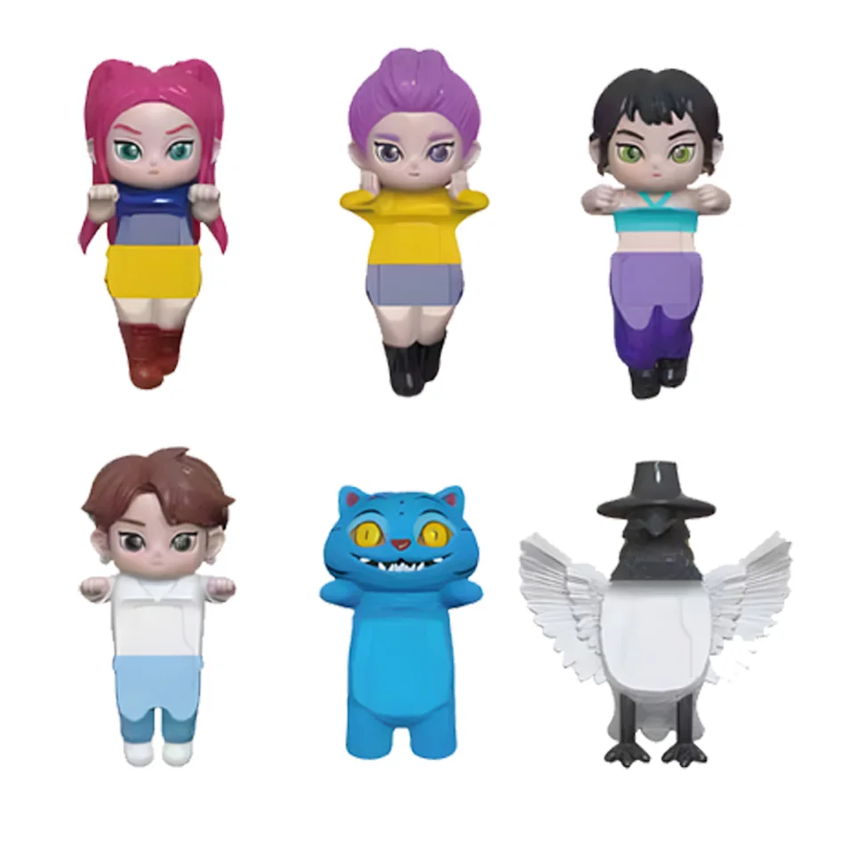 Anime Kpop Demon Hunters Blind Box Set Collectible Figures Speelgoedmodel voor fans Desktop Gaming en decoratieve animatietekening