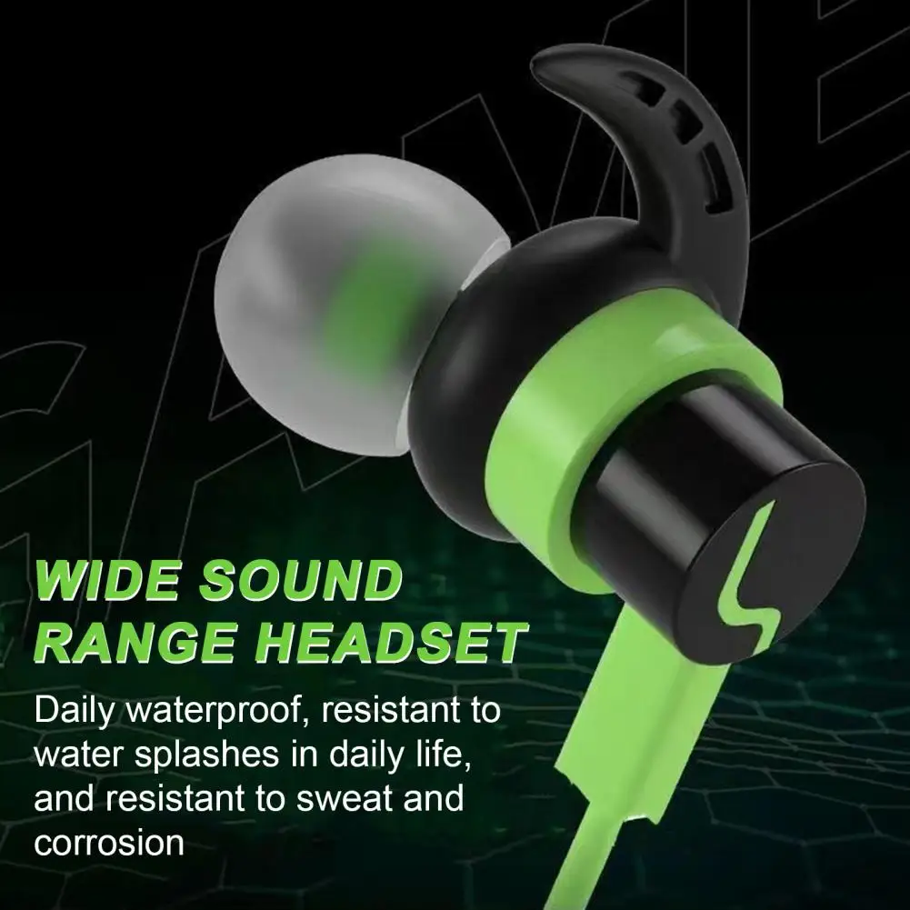 Wired Headphone 3.5mm/Type-C Sports Headset Stereo Sound In-ear Earphone with Microphone Gaming Earbuds Music Call For Phone