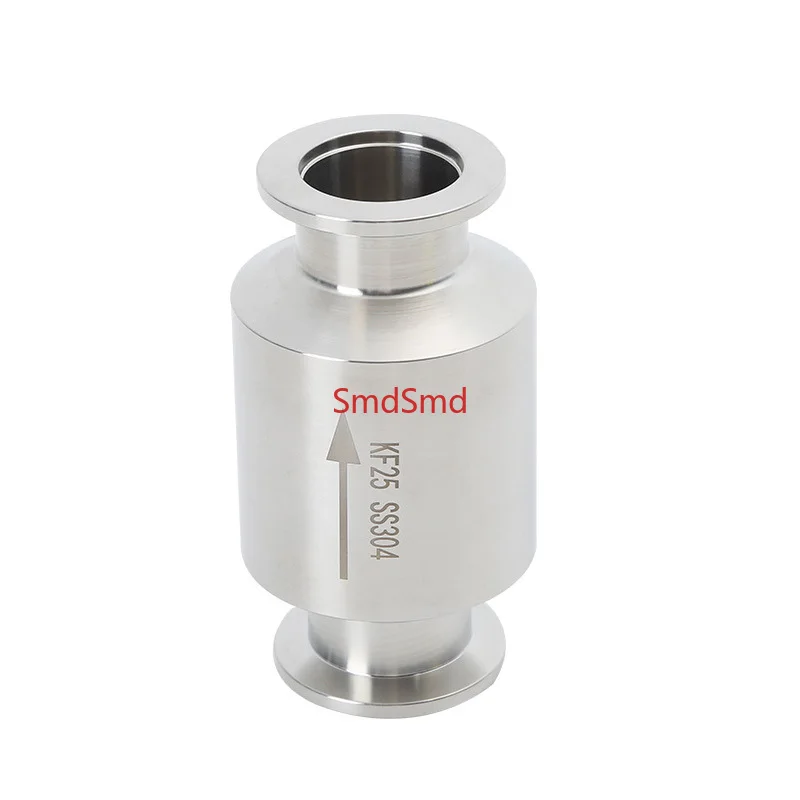 KF16 KF25 KF40 KF50 304 Stainless Steel KF Vacuum Inline One-way Check Valve For Vacuum Pump