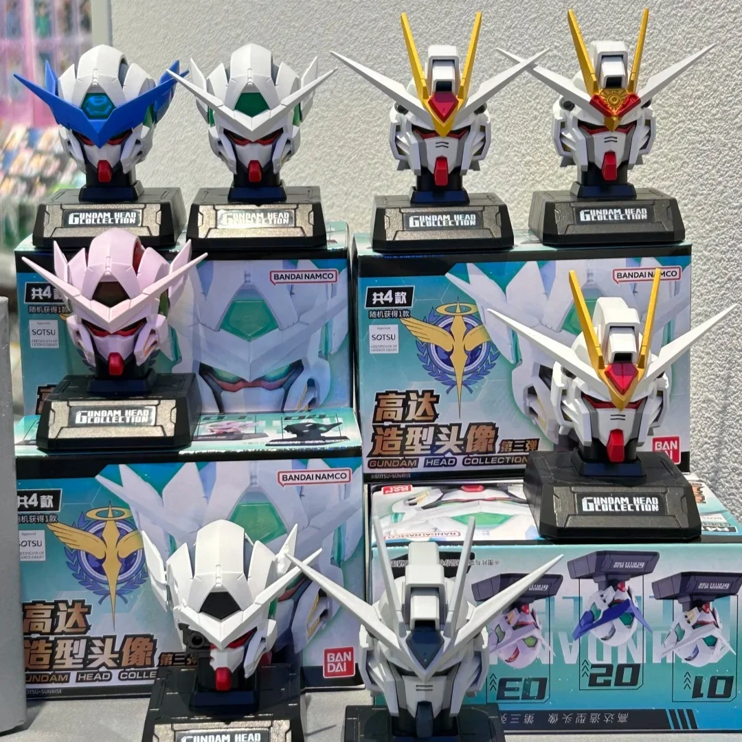 

BANDAI SD Gundam Head Vol.3/2/1 Фигурка слепая коробка со светом Аниме Mystery Box Сумка-сюрприз Коллекция Модель Кукла Подарочная игрушка