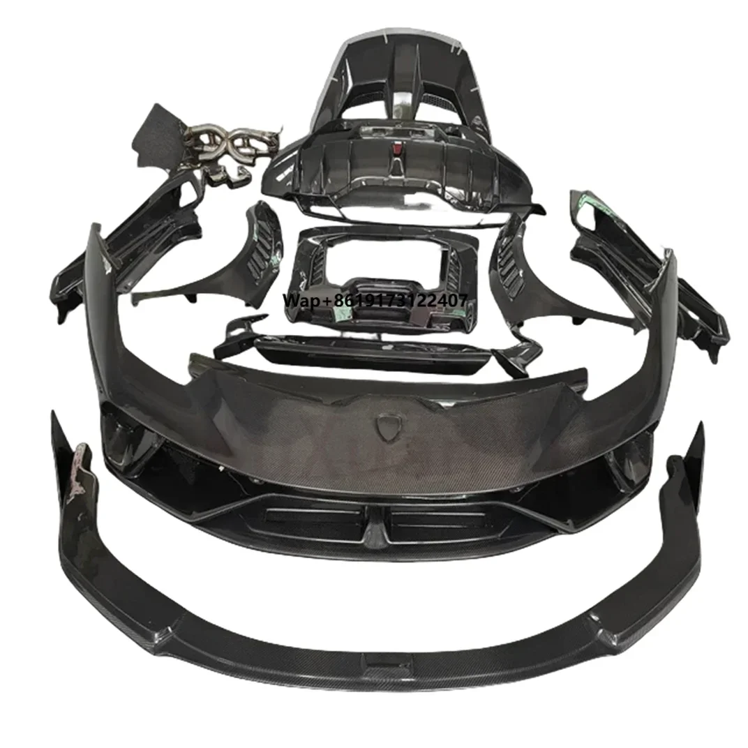 For Body Kit LP610 LP580 All Carbon Fiber Performante Design Full Body Kit with Exhatust