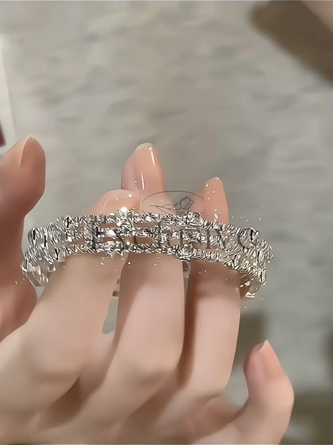 Shining full diamond bracelet banquet spice girl rich daughter dancing rhinestone bracelet