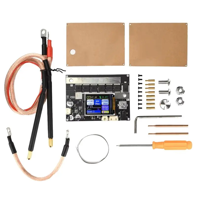 

RMWIN-ZK-XW2 3000A For 18650 Battery Compatible Smart Portable Spot Welder Kit Featuring LCD Color Screen