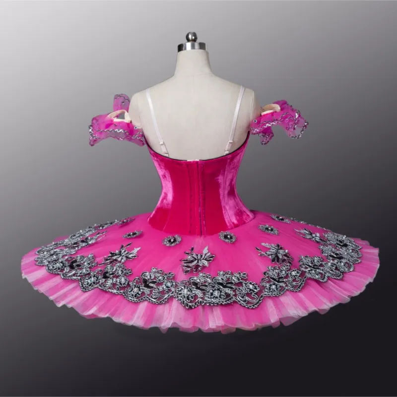 Professional Custom Size MOQ 1PCS Girls Classical Blue Ballet Tutu Costume