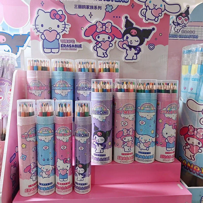 

Crymee 12-цветный, 24-цветный, 36-цветный набор цветных карандашей в ведерке для рисования учащихся начальной школы, цветные карандаши на масляной основе.