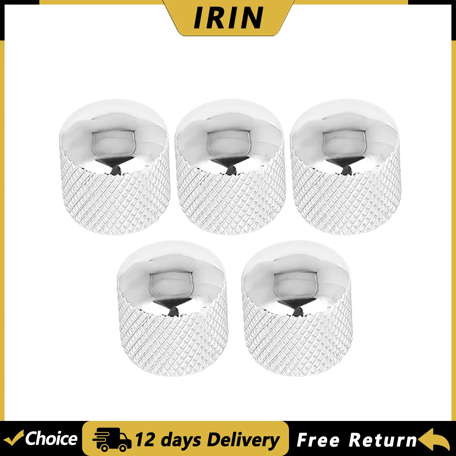 IRIN ZY-147 Guitar Volume Tone Knob Cap Potentiometer Control Knobs Metal Dome Control Knobs Guitar Bass Parts & Accessories