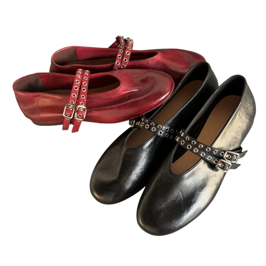 Women's Mary Jane Flats with Arch Support – Perfect for Long Hours on Your Feet Women's Casual Flats Lightweight AL1745