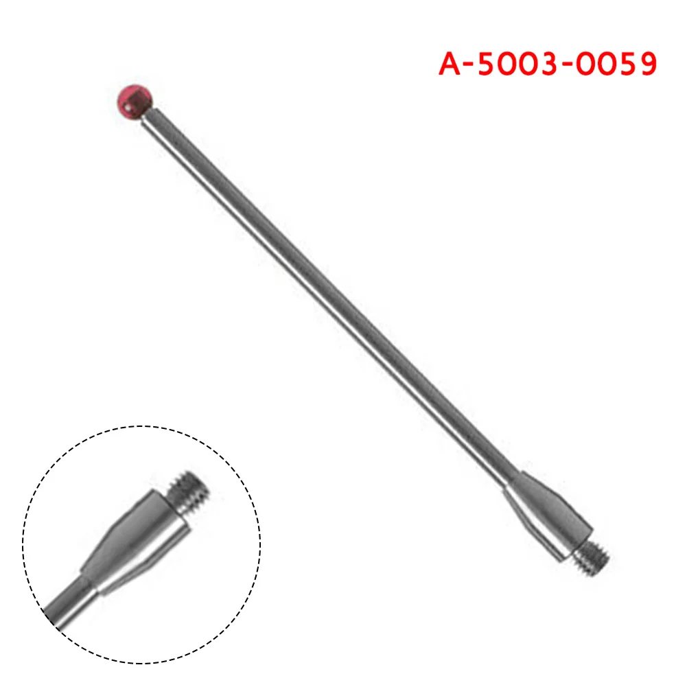 CMM Touch Probe A-5003-0059 Tungsten Steel Thread Probe Stylus 3mm Ball Tips 50mm Long Touch Probe CMM Machine Tools