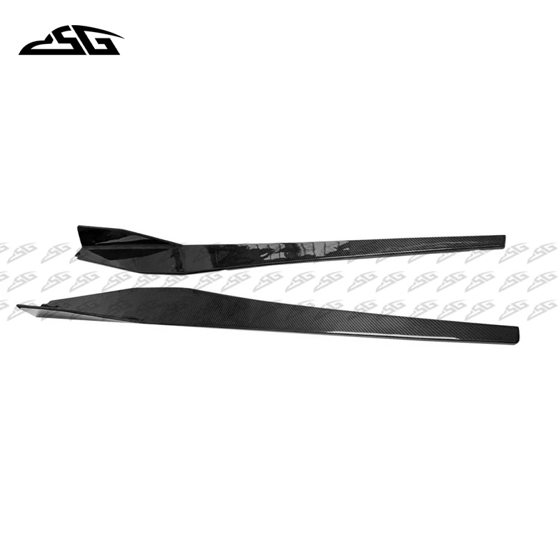 

Car Side Canards Apron For Chevy corvette C8 Z06 2021-2023 Carbon Fiber Side Skirts Extension Lip Splitters Winglets Body Kit