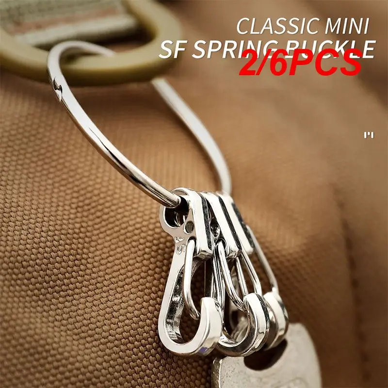 2/6 шт., брелок-карабин для альпинизма