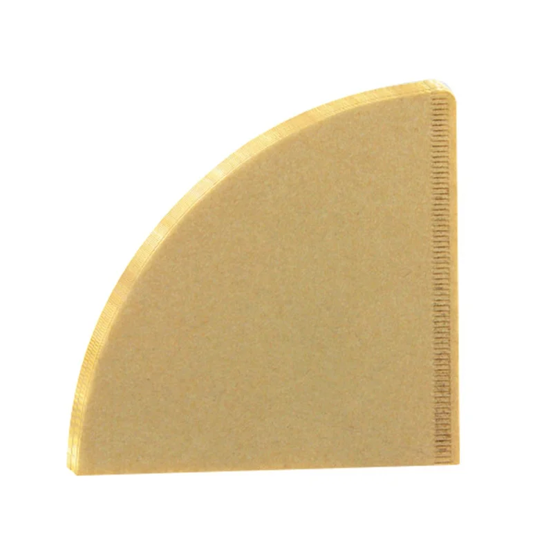 -ABJZ ورق فلتر القهوة المخمر يدويًا ورق فلتر القهوة السميك على شكل مخروطي كوب فلتر الشاي بالتنقيط 50 لونًا أساسيًا