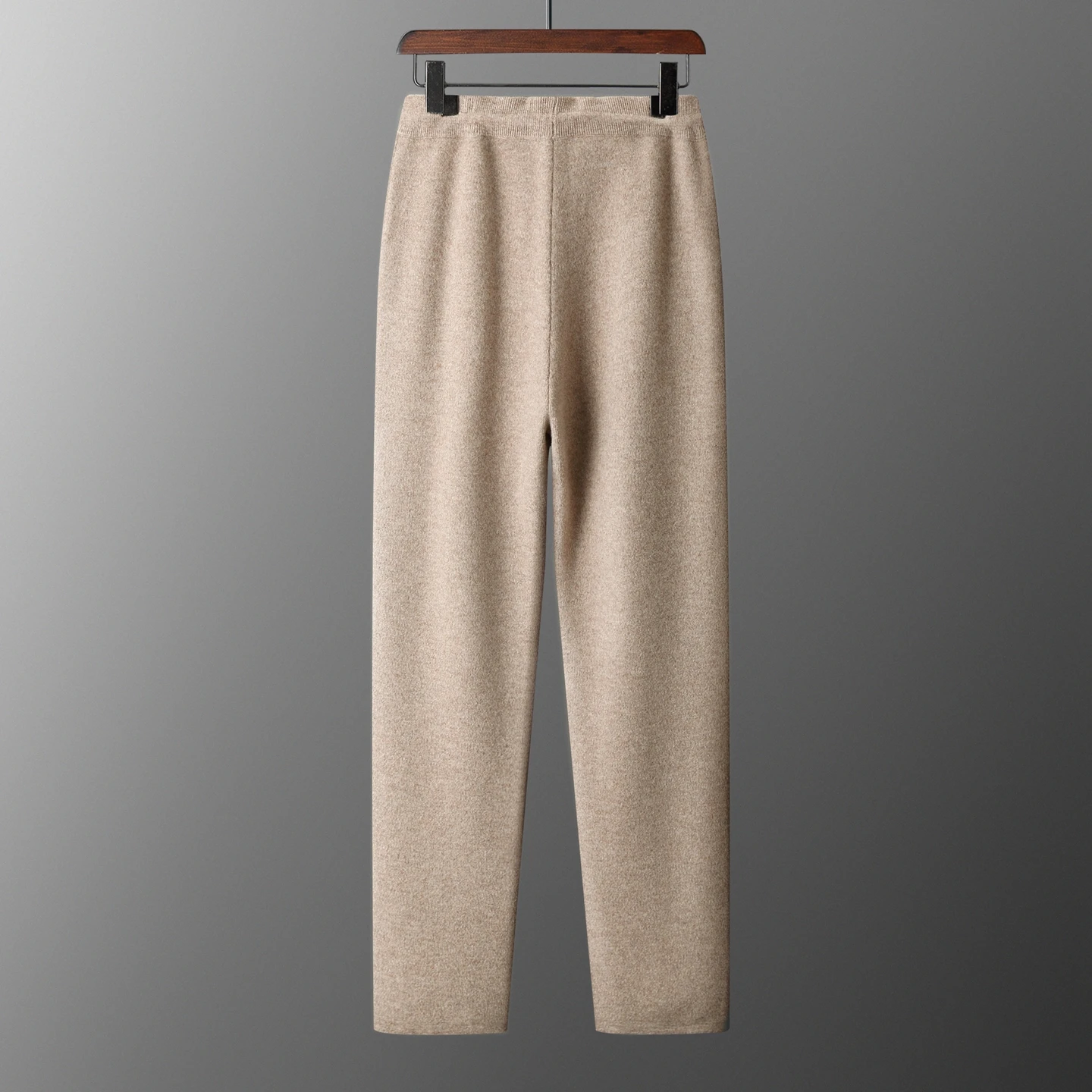 Men's Matching Clothing 100% Merino Wool Pants Hooded Cardigan Coat Autumn Winter Knit Outfit Pure Wool Jacket Sweater Trousers view 6