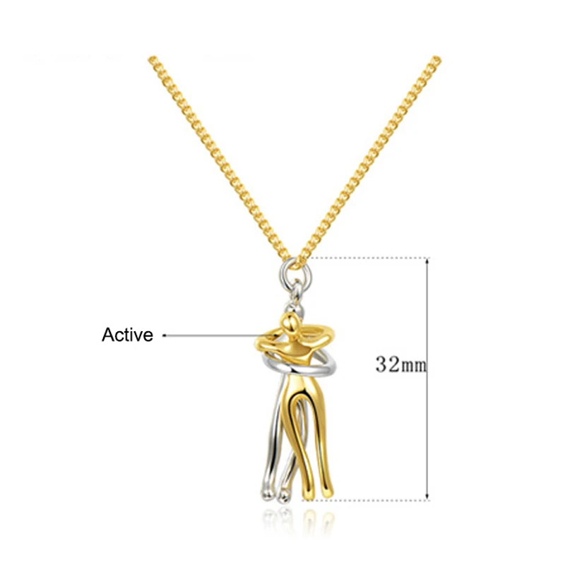 Love Style Hug Necklace  Love Style Hug Design  For Daily Outfit Accessories