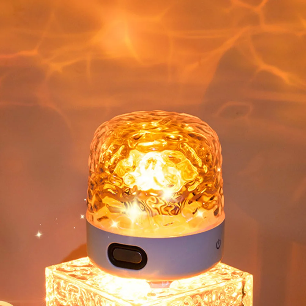 Ocean Wave Projector Light Remote & Touch Control Dome Shaped 3D Aurora Light 2 In 1 Projection Atmosphere Lamp for Home Decor