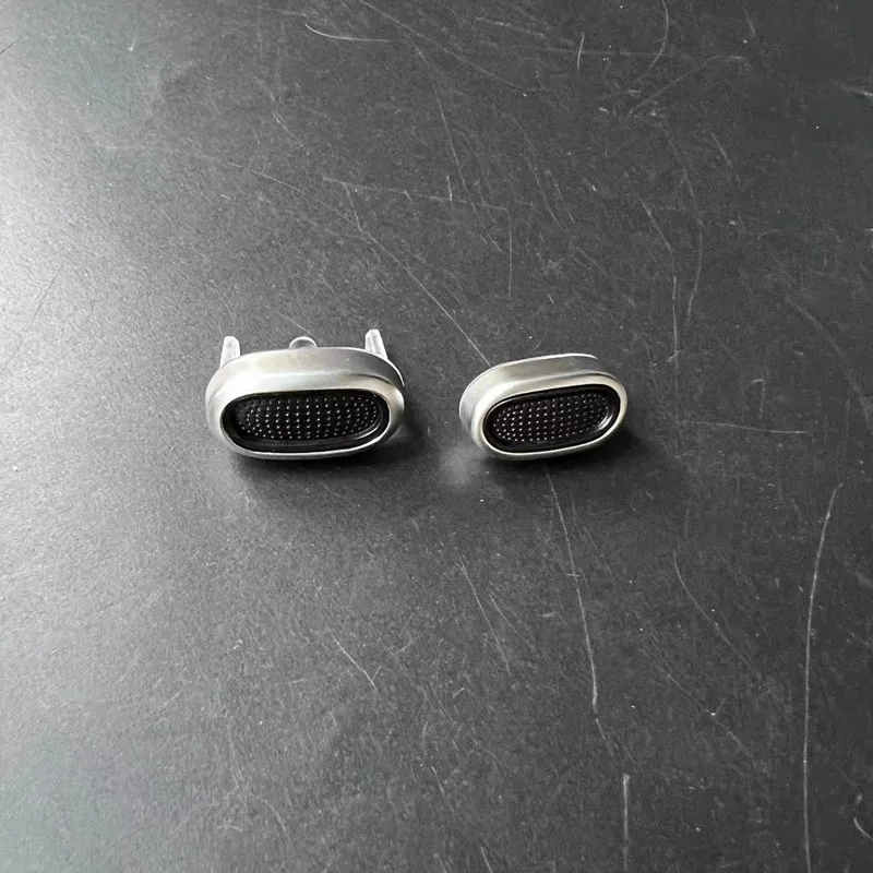 メルセデスベンツAクラスGLBエアコン吹き出し口ノブ用、電気メッキリングGLAシルバーリング、別売り交換用