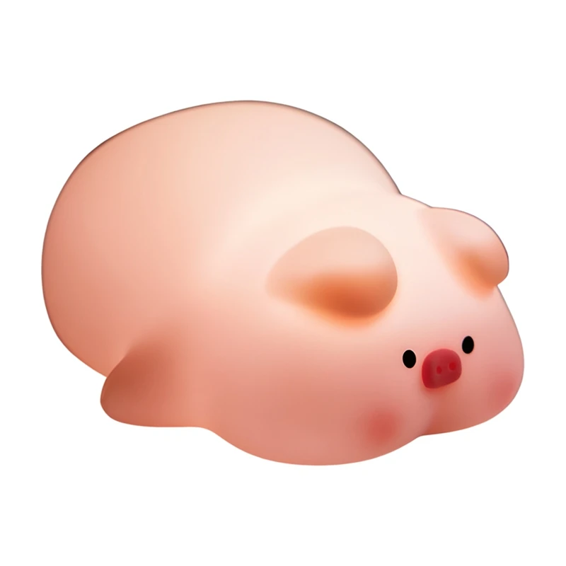 ABBN-Cute Piggy Night Light 3 Levels Of Adjustable Brightness Night Light Adjustable Brightness Night Light