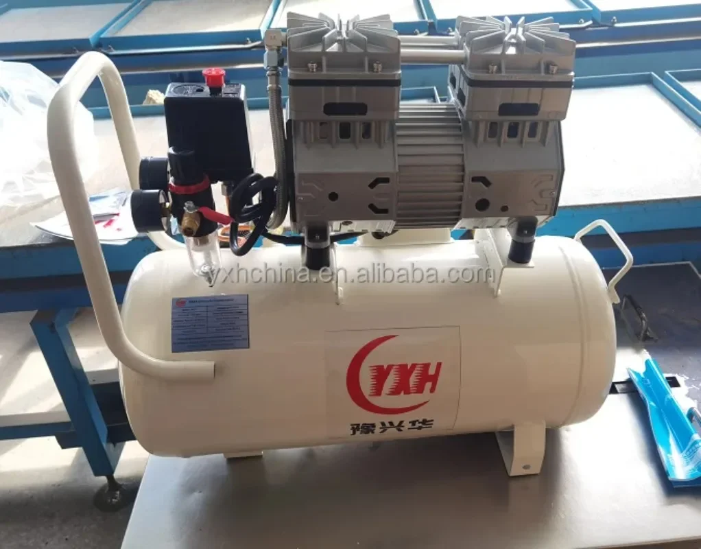 Oem Service Pneumatic Tools Medical de-tal Electric Piston Mute Oil-free Mobile Air Compressor 8 Bar