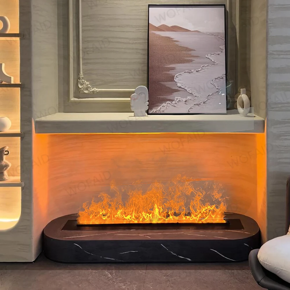 

Slim Design Decorative Mist Fireplace Electric Fireplace with Humidifier Aromatherapy LED Flame Modern Home Accessories