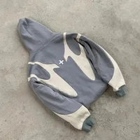 American  Retro Letter Printed Devil Pattern Hoodie Y2k Harajuku Casual Couple Zipper Hoodies Sweatshirt Fashion Street Clothing - Image 2
