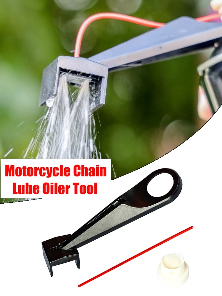 

1pc Motorcycle Chain Lube Applicator Mess-Free Chain Wax Chain Cleaner Attachment Motorcycle Chain Oiler Spray Gear