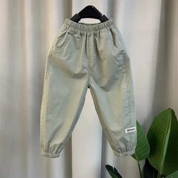 Kids Boys Pants 2025 Summer New Children's Fashionable Thin Casual Pants Boys Sports Trousers