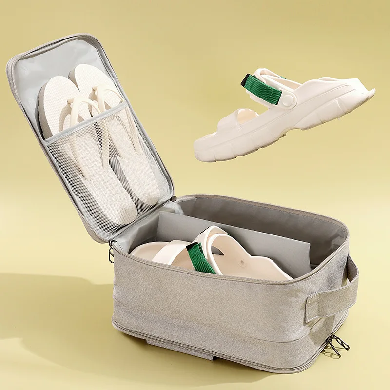 Borsa per scarpe da viaggio in tessuto antipolvere e resistente all\'umidità copriscarpe per uso domestico con artefatto essenziale da viaggio