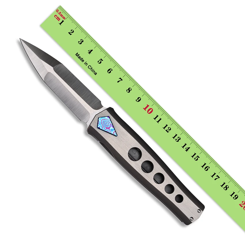 LiBingEDC Jingke Klappmesser – M390 Stahlklinge und Titangriff, taktisches EDC-Taschenmesser für Outdoor-Survival-Werkzeuge
