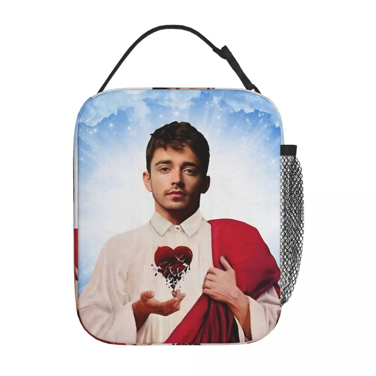 حقيبة تبريد معزولة من تشارلز لوكليرك، قابلة لإعادة الاستخدام   حاوية غداء محمولة، صندوق غداء للفتيات والأولاد على الشاطئ في الهواء الطلق