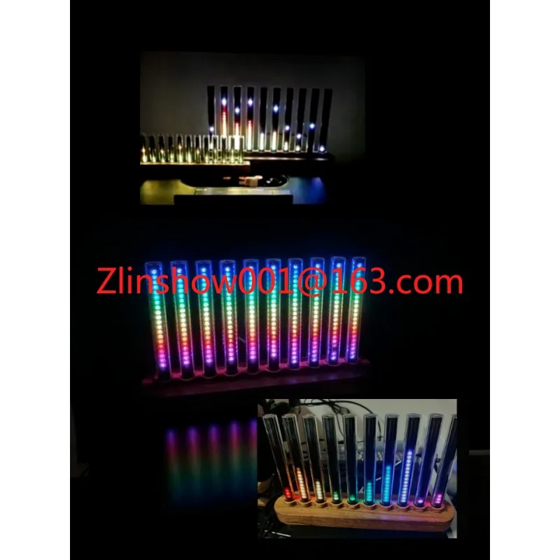 Pick-up light spectrum rhythm atmosphere LED quasi-glow tube music table with e-sports desktop ornament voice-activated gift
