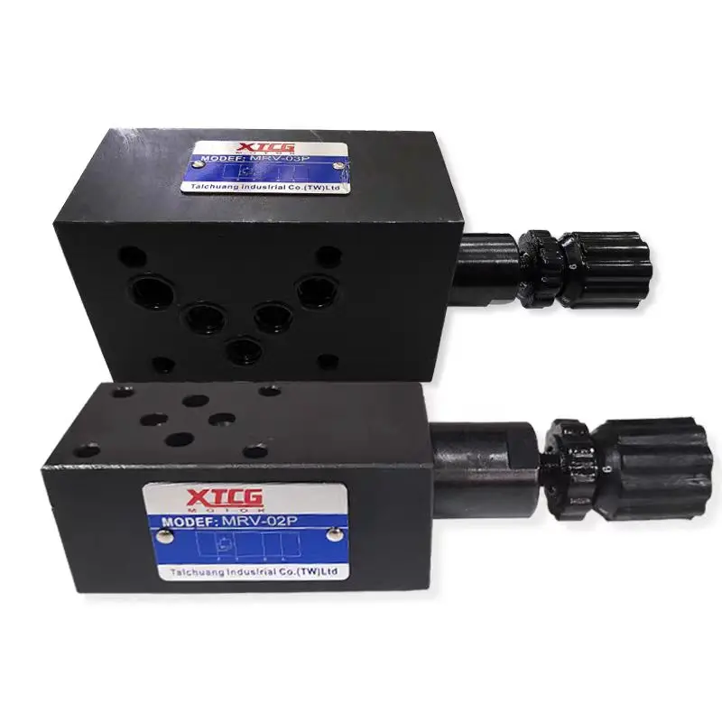 

High Efficiency MRV-02p Modular Relief Valve 25mpa Hydraulic Pressure Control 45l/Min Flow Rate