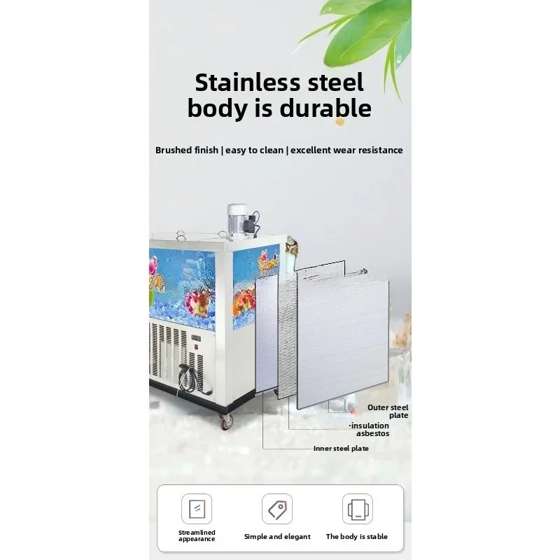 Commercial 1-30 mold popsicle machine, fruit pudding ice cream machine, mung bean yogurt popsicle machine
