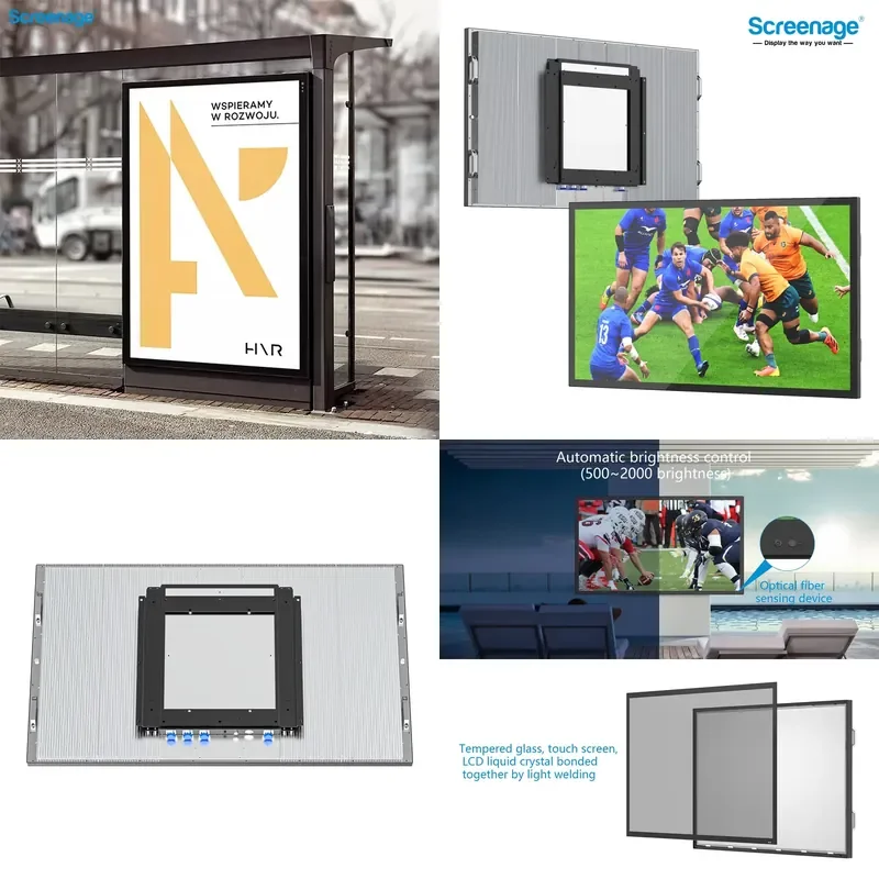 Outdoor IP66 Waterproof LCD Digital Signage Display for Shopping Mall and Exhibition Hall