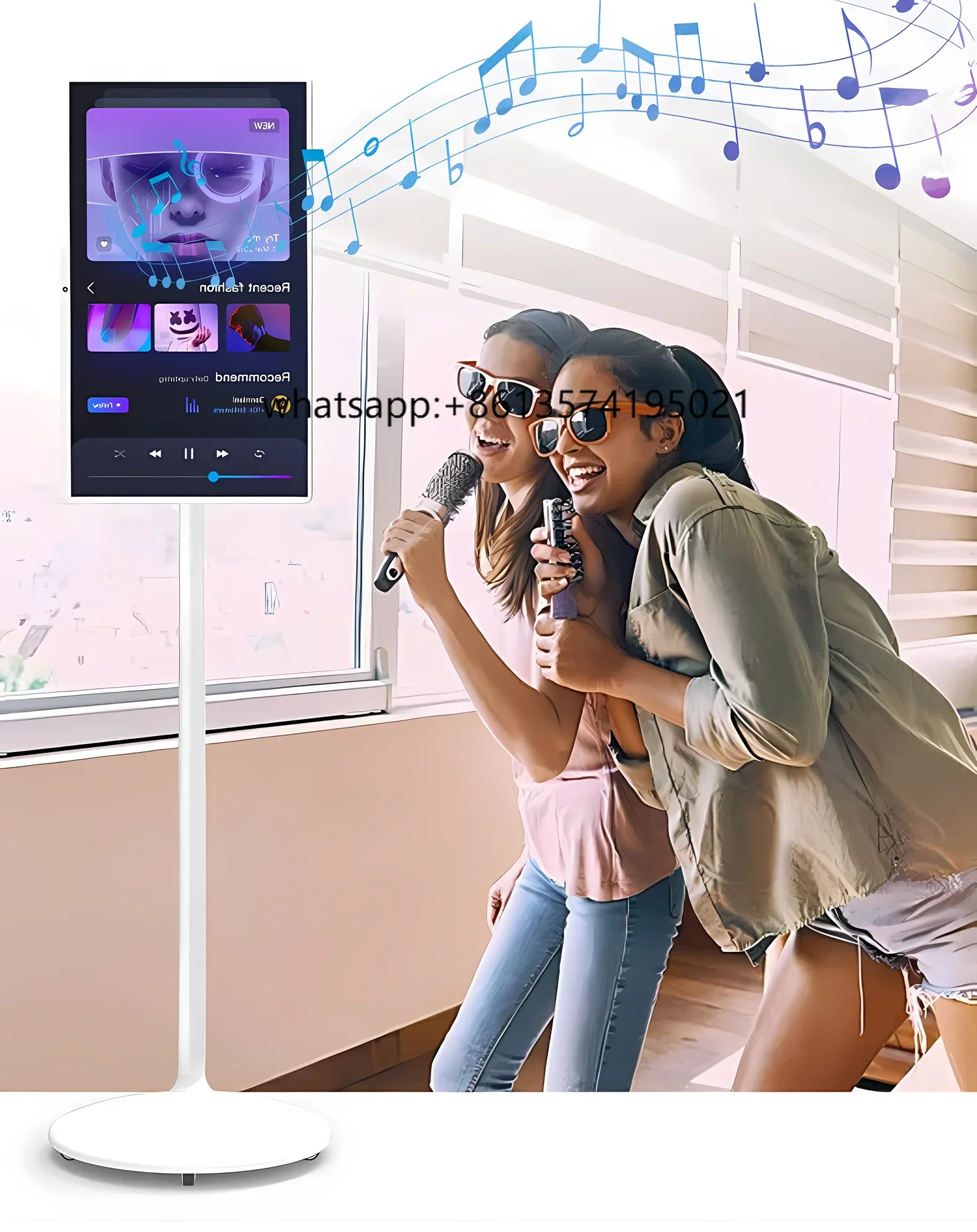 

TFactory Manufactured 32-Inch Smart TV Portable Rechargeable Wireless Mobile TV Smart Screen Touch Smart Battery Power Display