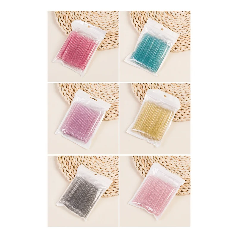 50/100 stuks herbruikbaar dubbelzijdig nagelriemgereedschap - Crystal Nail Art Pusher voor manicure en pedicure ​