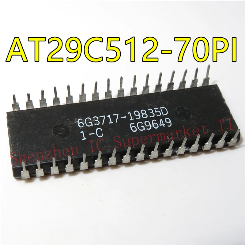 1pcs/lot  AT29C512-70PI AT29C512  DIP-32    512K 64K x 8 5-volt Only CMOS Flash Memory