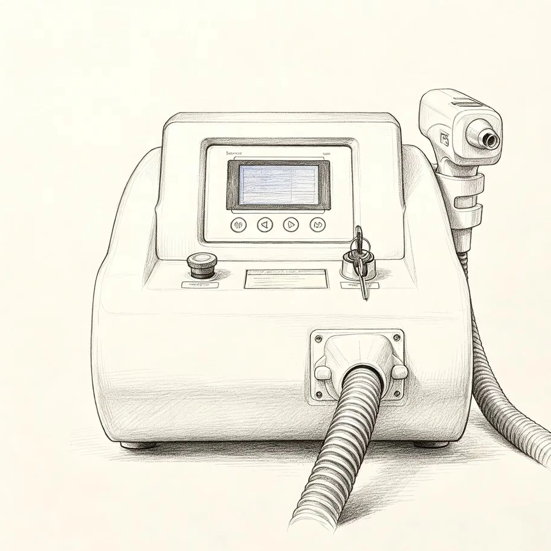 Machine de suppression de tatouages au laser Nd:YAG Q-Switched de bureau avec visée infrarouge, système de refroidissement par eau, machine de beauté pour le peeling au carbone, le blanchiment de la peau Black Doll, l'élimination des taches de rousseur, du mélasma et des pigments, pour usage en SPA