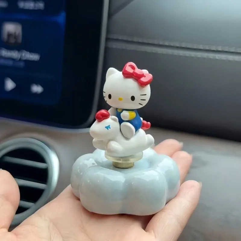 Kawaii Hello Kitty Carousel Desk Car Decor Pink Cartoon Premium Quality Extra Durable Super Ultra Nice So Best Top Anime Gift