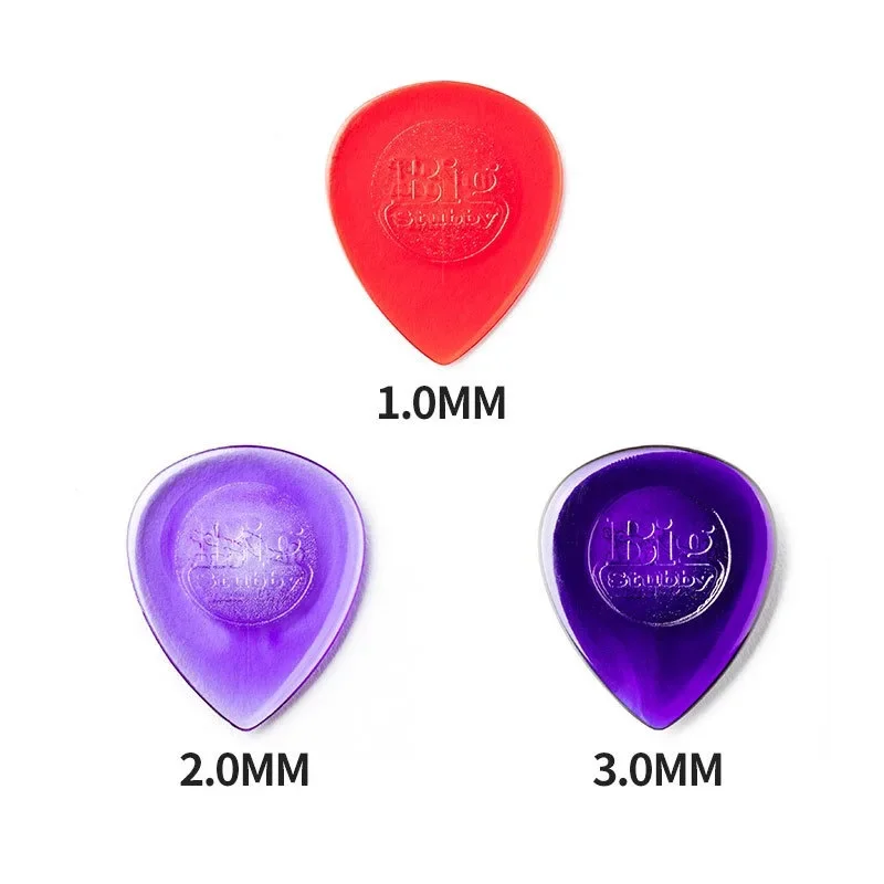 1 Pcs American Dunlop Guitar Pick 475 Jazz Speed Play Small Water Drop Raindrop Transparent Non-slip Guitar Pick Genuine view 2