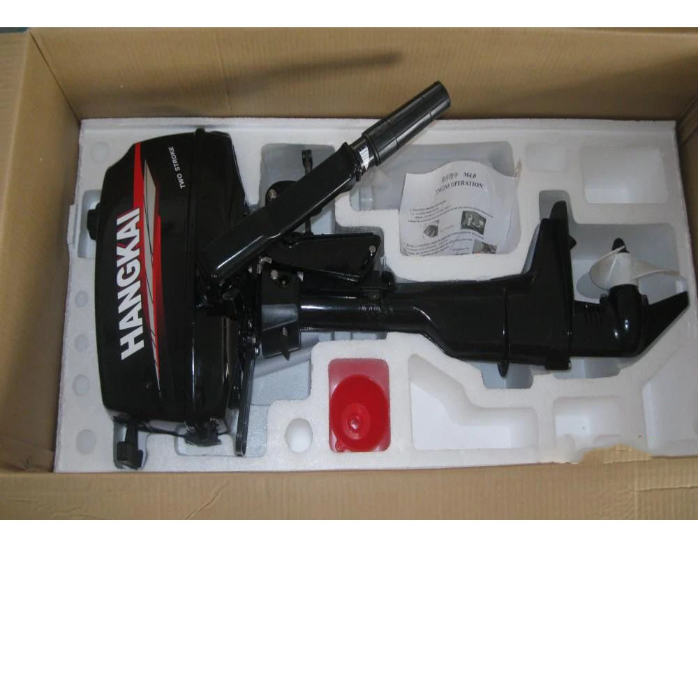 New arrival Hot sales Hangkai Outboard Motor 6HP 2 stroke  Motor Boats Engines Wholesale Price